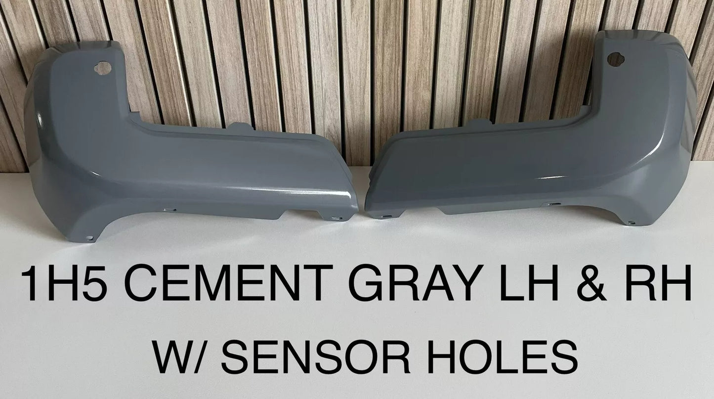 Painted ANY COLOR 2016-2023 Toyota Tacoma Rear Bumper End Cap Set